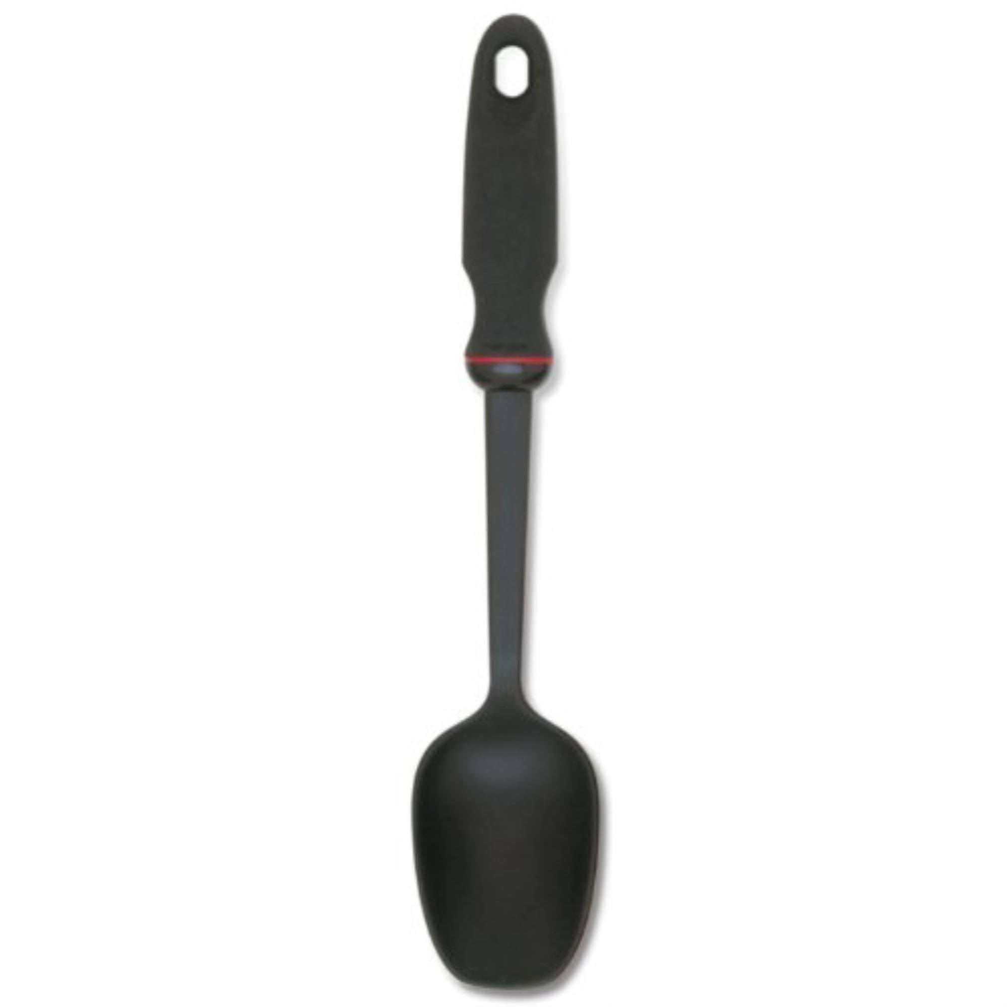 Norpro 1701 Grip ez Solid Spoon - Black