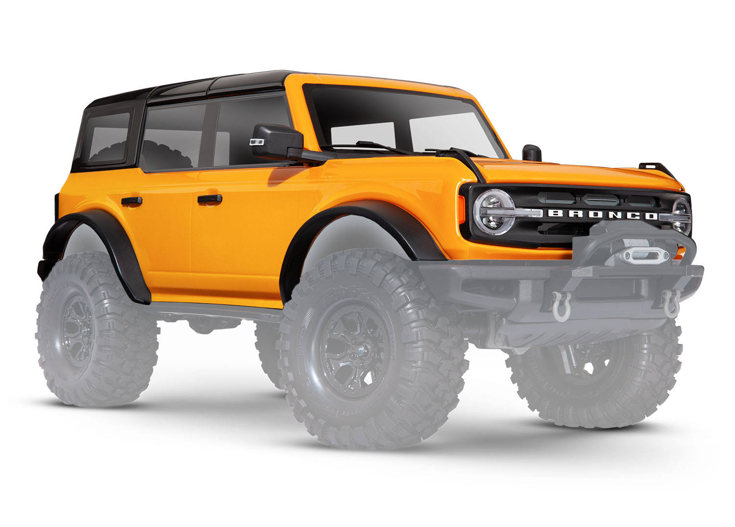 Traxxas Ford Bronco 2021 Body Complete - Orange TRX9211X