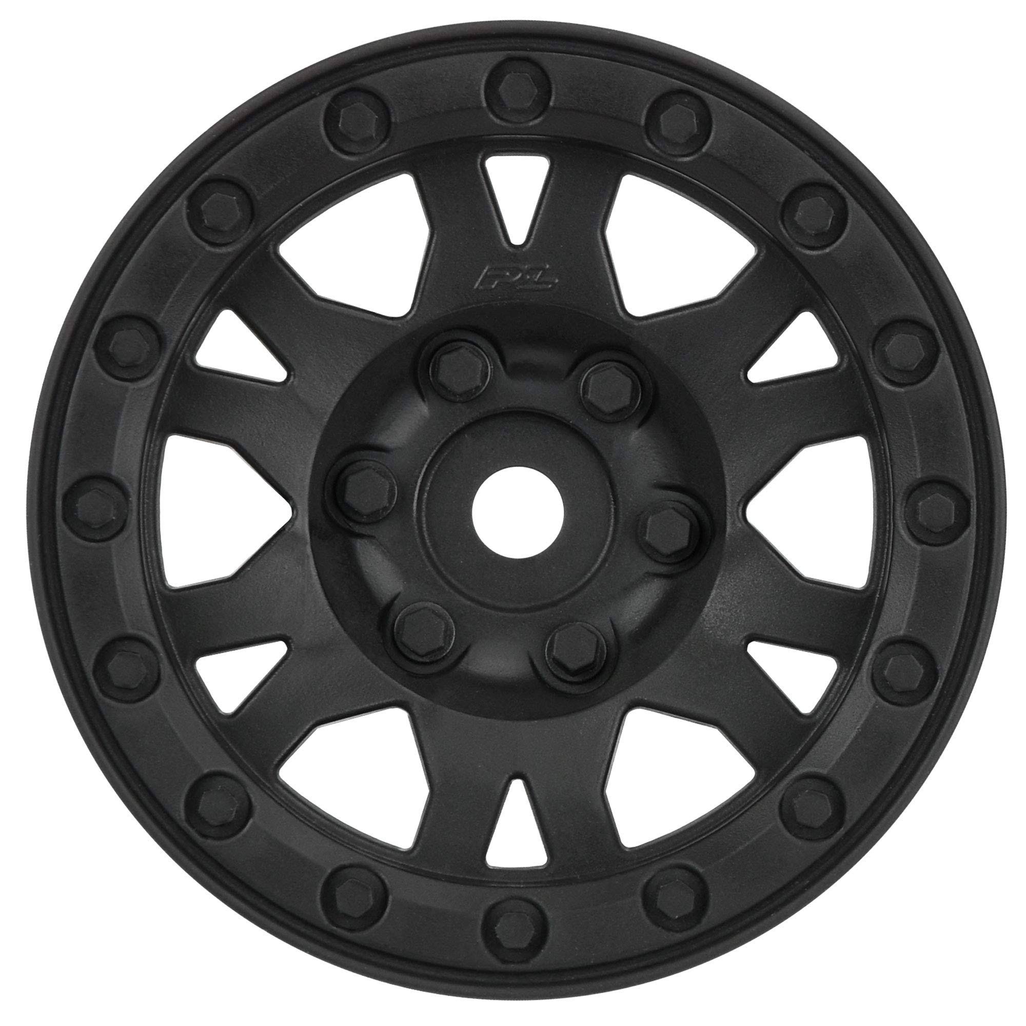 Pro-Line Front Rear Impulse 1.9 Black Plastic Bead-Loc Wheel Pro276903