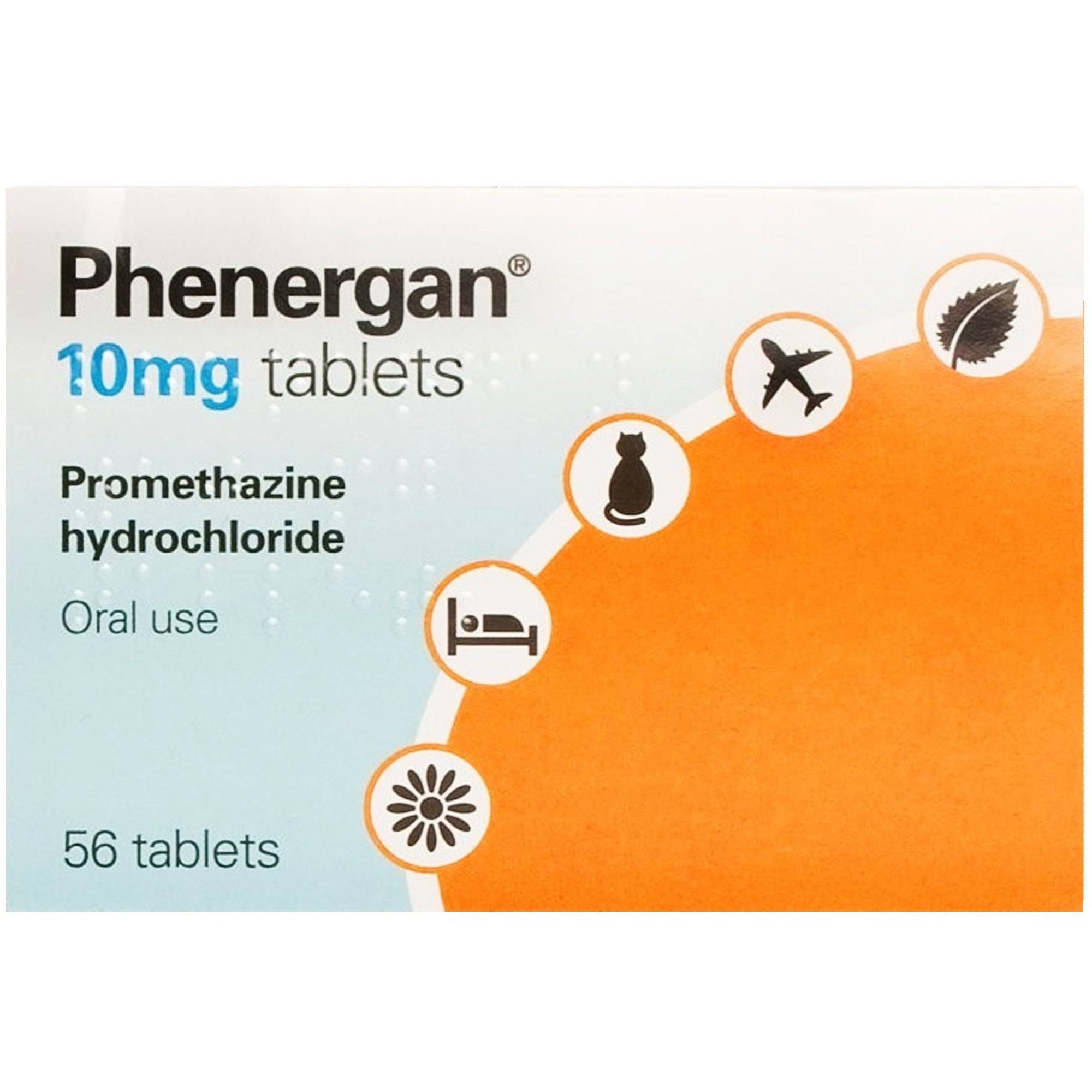 Phenergan 10mg 56 Tablets