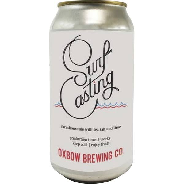 Oxbow Brewing Surf Casting Farmhouse Ale 12oz Cans