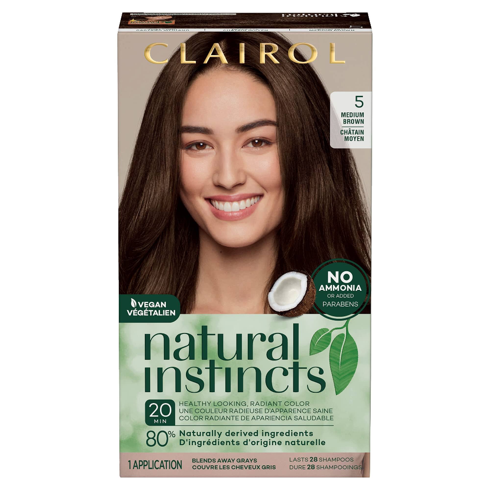 Clairol Natural Instincts Semi-Permanent Hair Color - Medium Brown