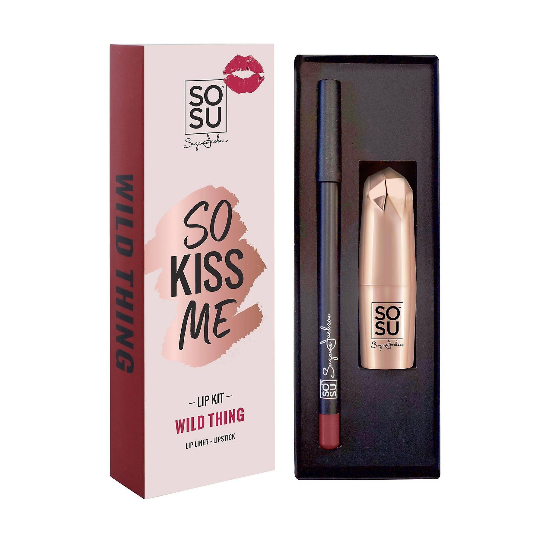 SOSU by Suzanne Jackson So Kiss Me Lip Kit Wild Thing