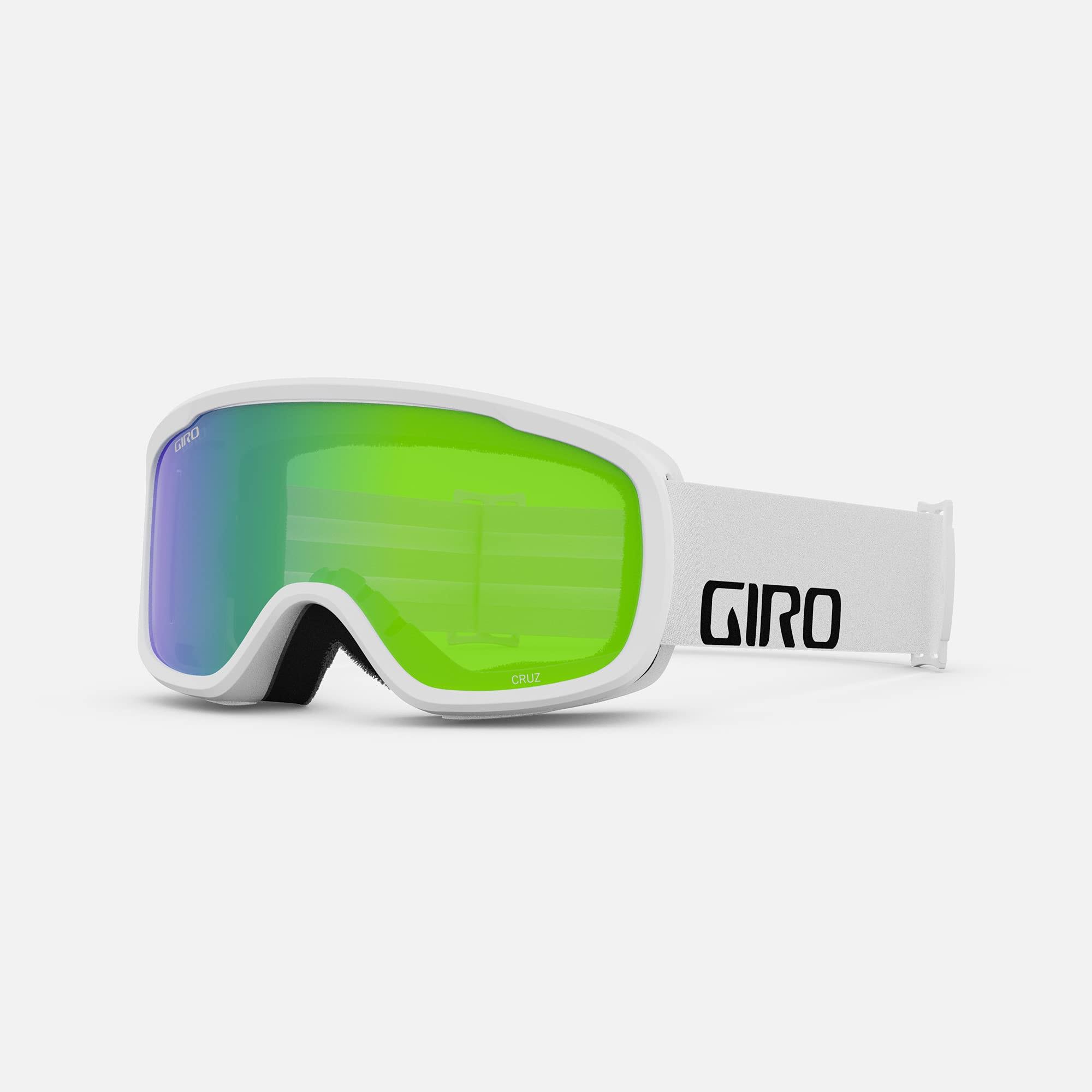 Giro Cruz Snow Goggle White Wordmark / Loden Green Lenses