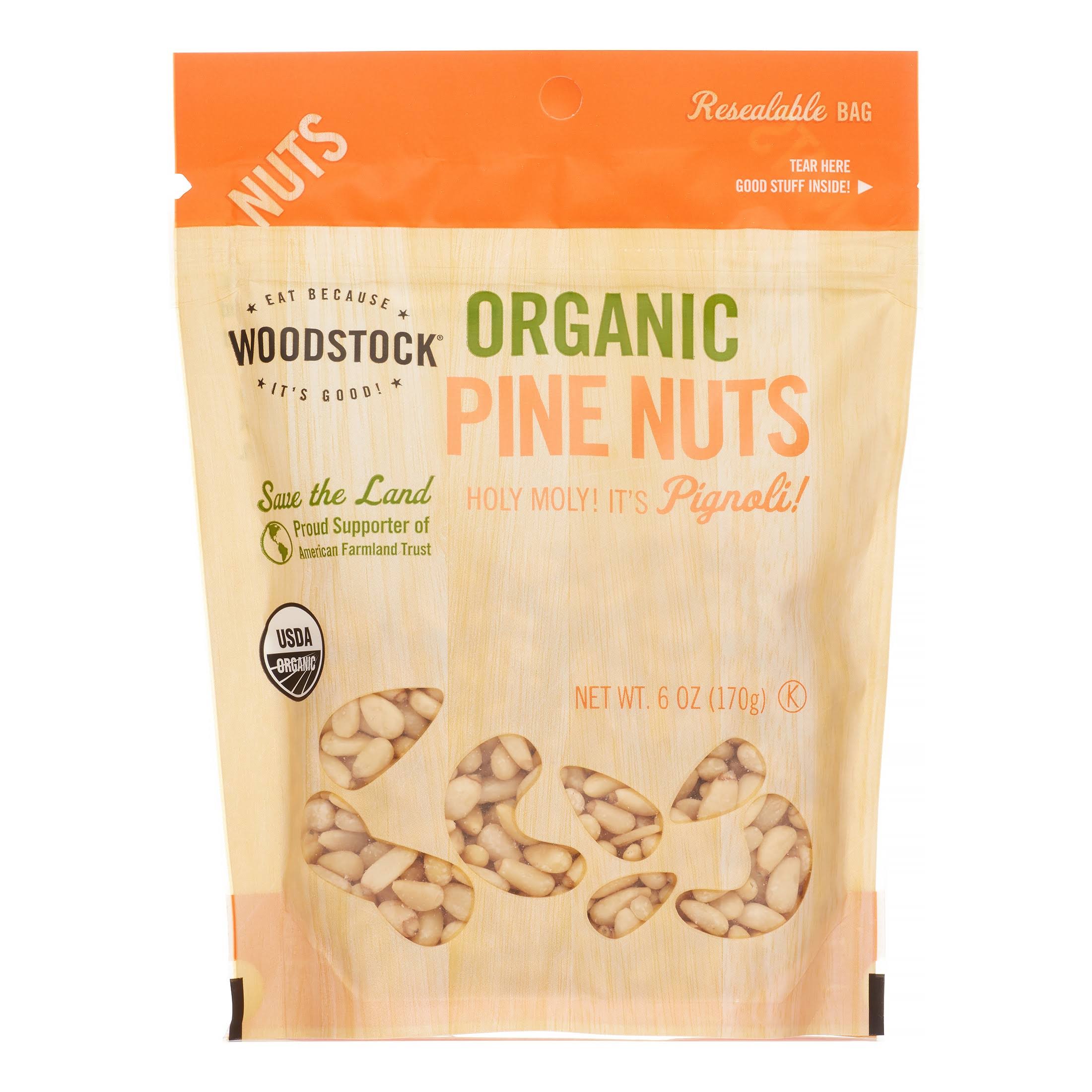 Woodstock Farms Organic Pine Nuts - 6oz