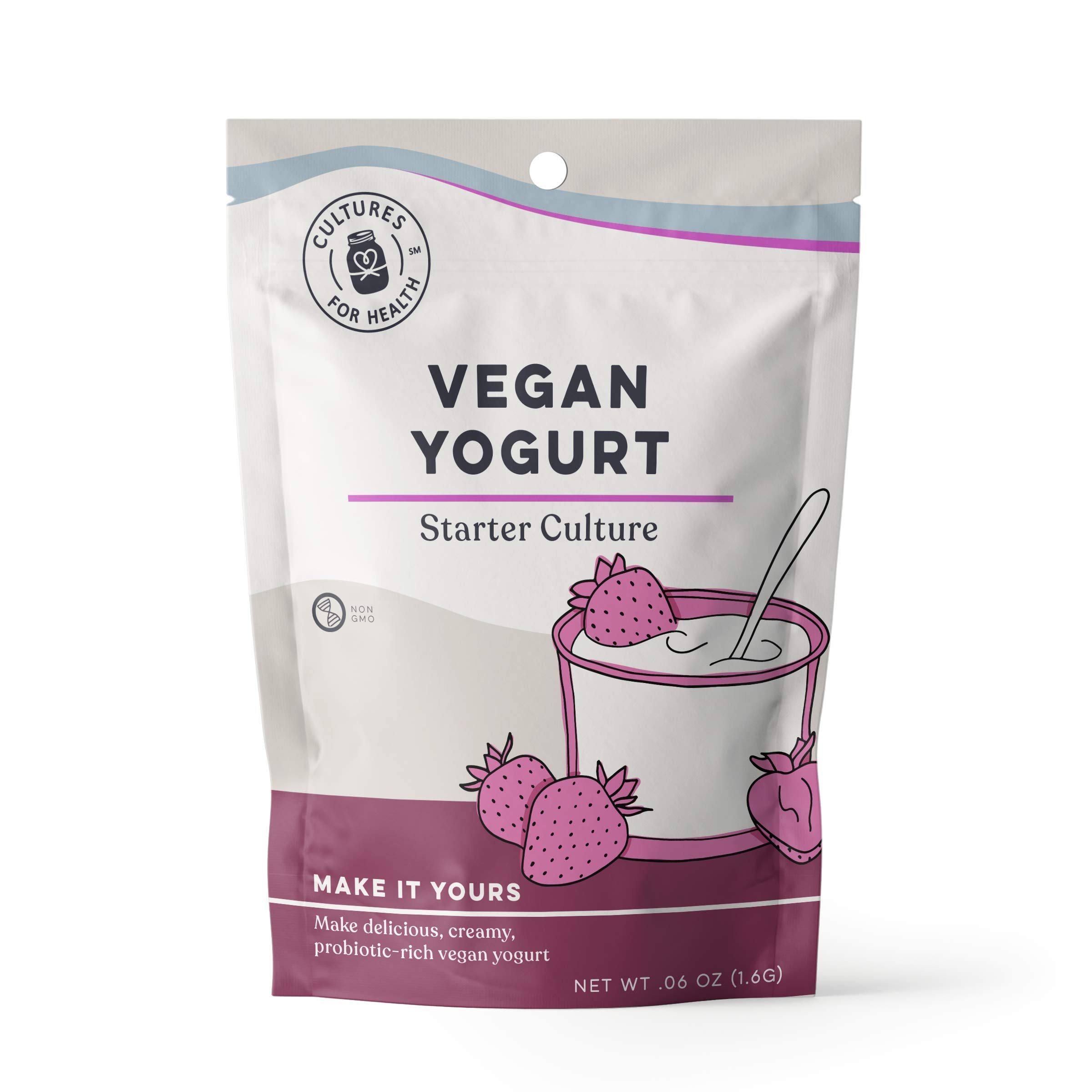 Cultures For Health Real Vegan Yogurt Starter Culture - 4 Packets