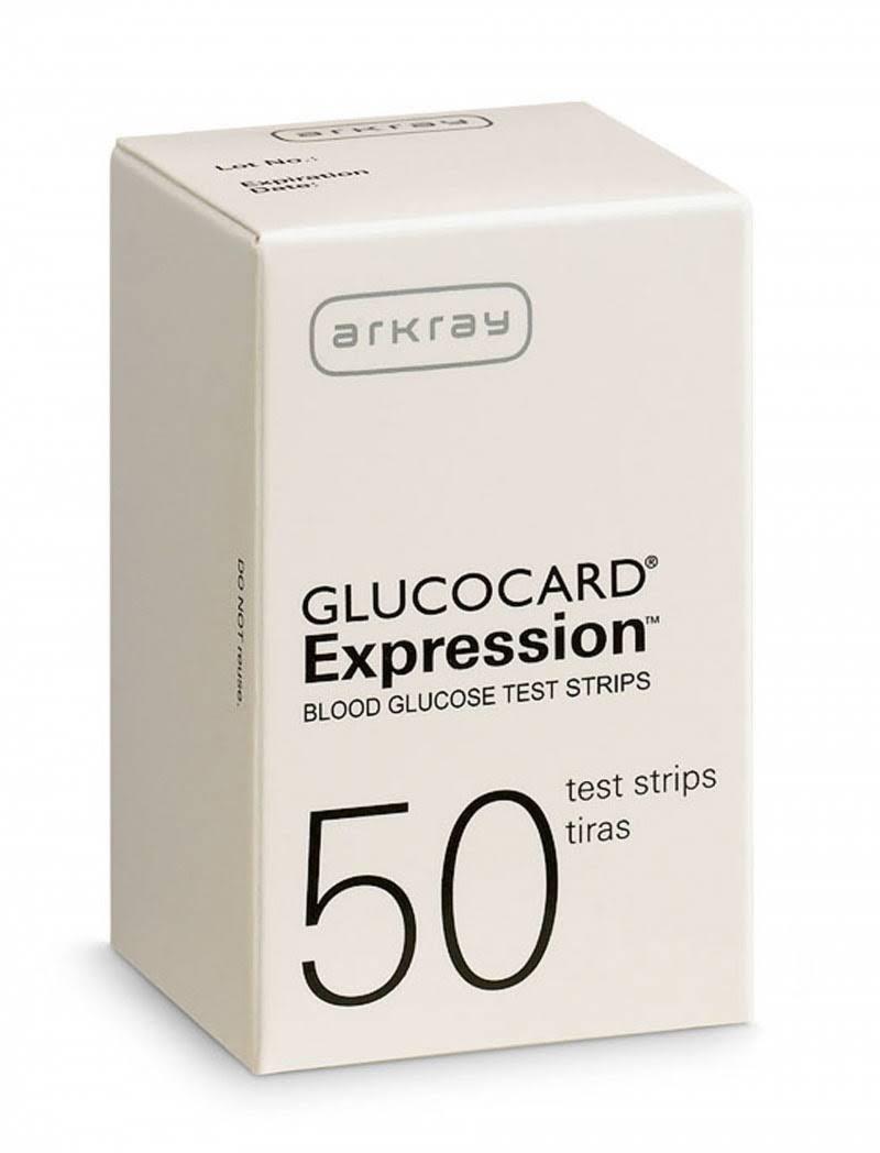 Glucocard Glucose Test Strips 50/Box Count: Box (50)