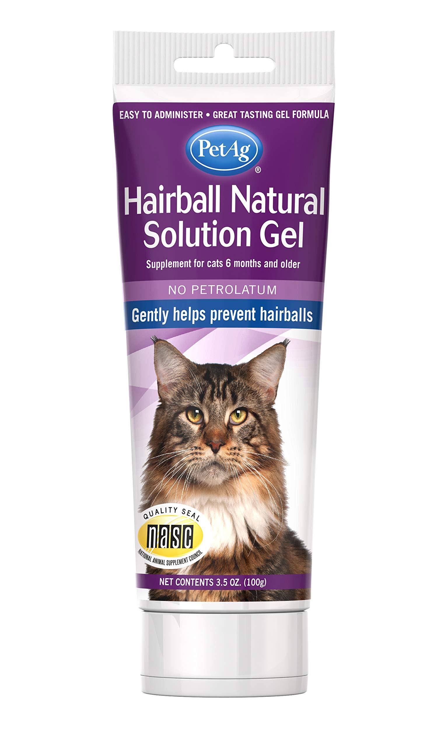 PetAg Hairball Natural Solution Gel - for Cats, 3.5oz
