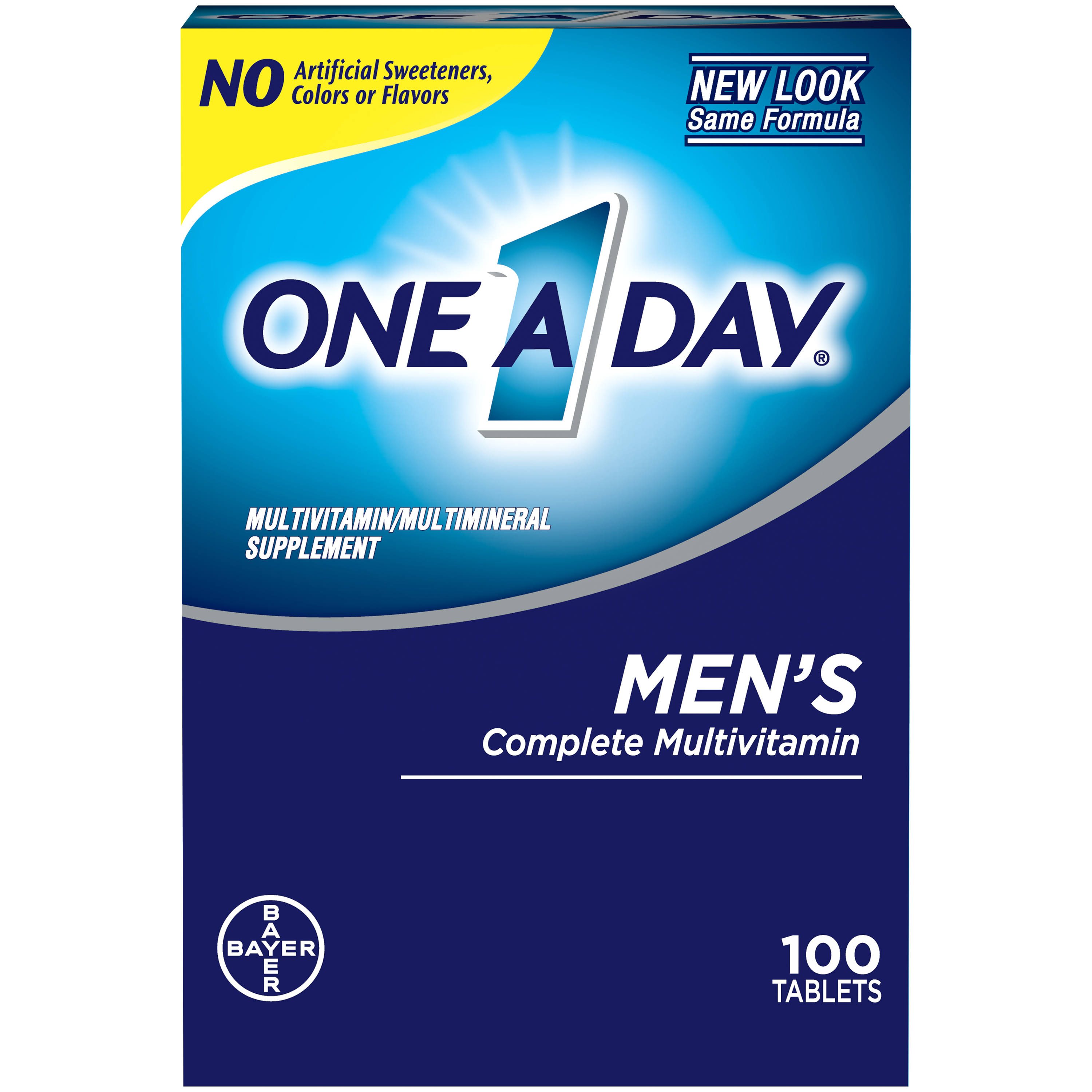 One-A-Day Men's Complete Multivitamin -- 100 Tablets