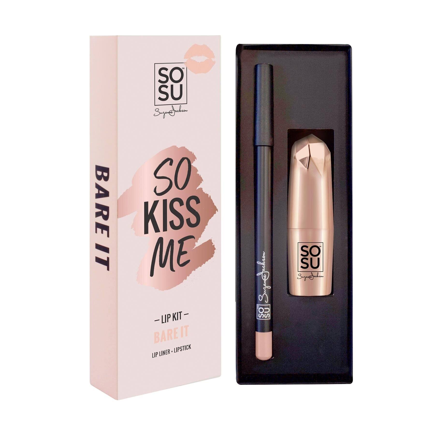 SOSU So Kiss Me Lip Kit - Bare It