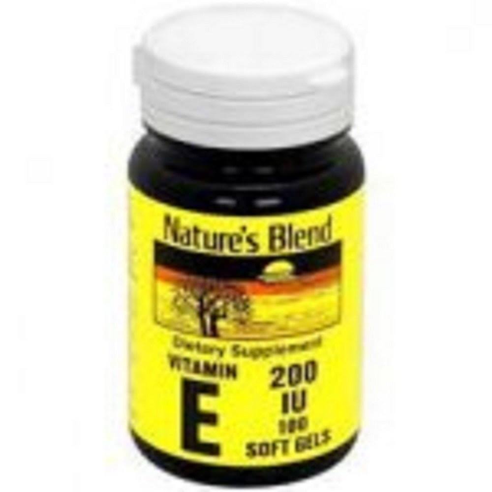 Nature's Blend Vitamin E 200Iu Softgels 100 Ct