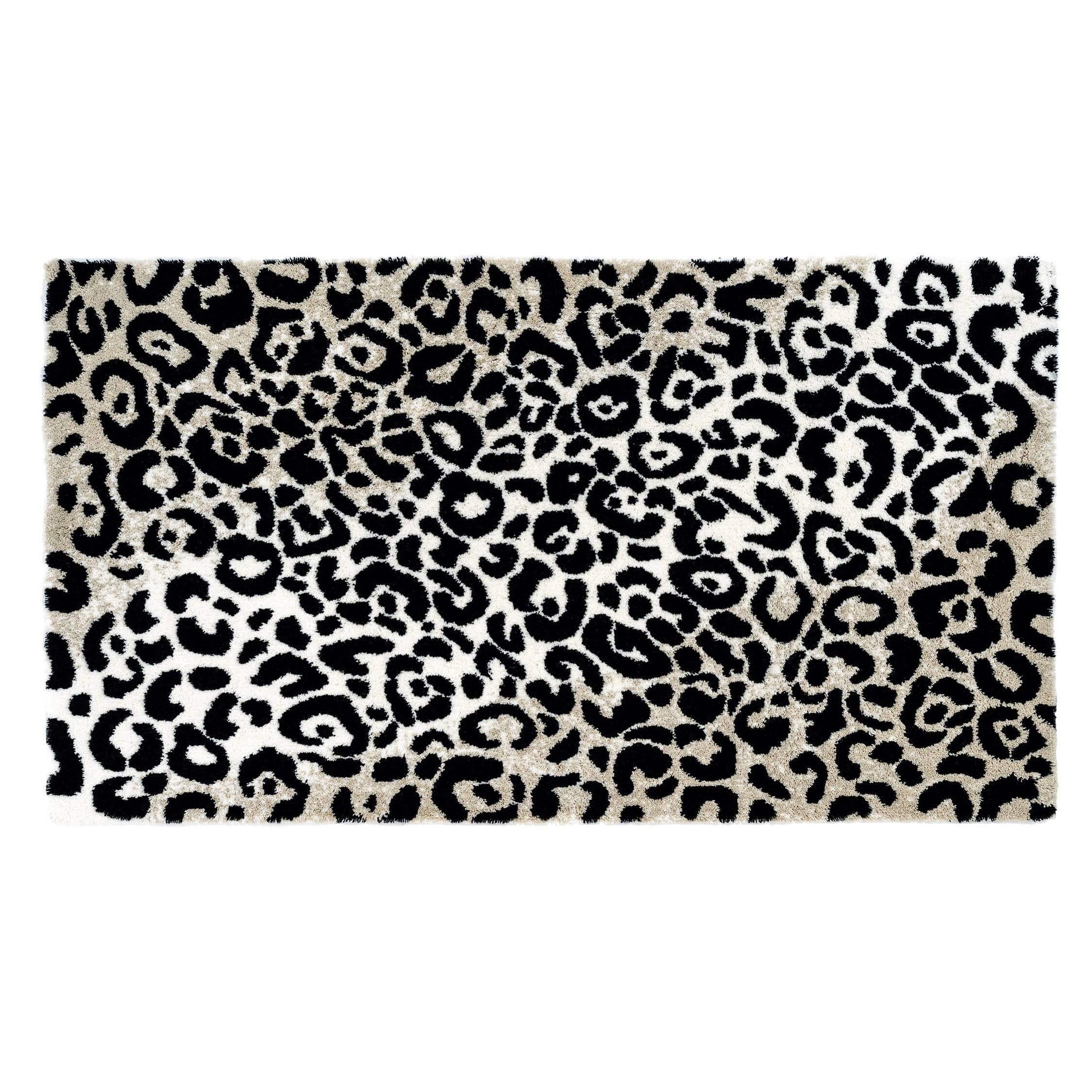 Abyss & Habidecor Leopard Bath Rug - Size: 23" x 39"