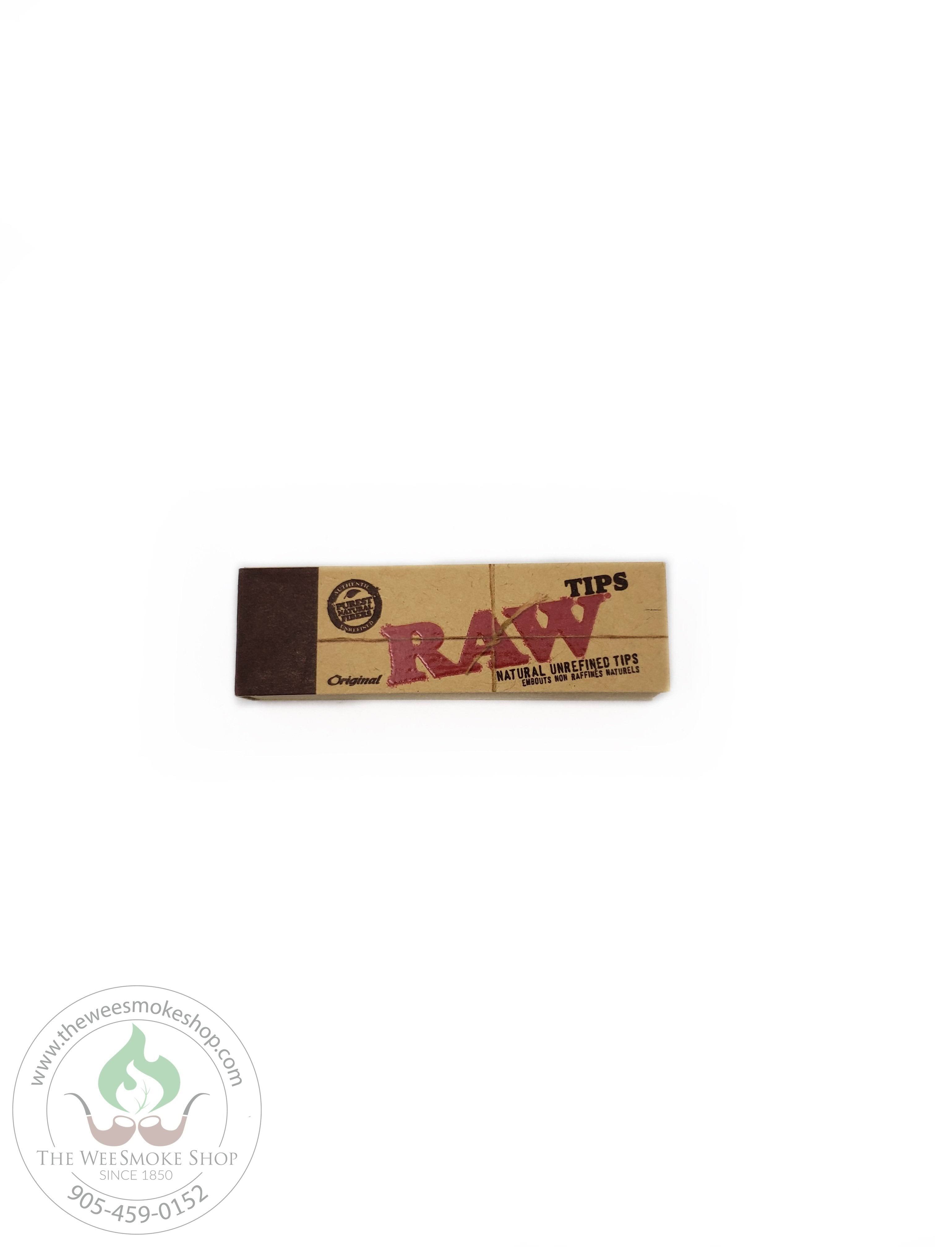 Raw Natural Rolling Paper Tips - 100pcs