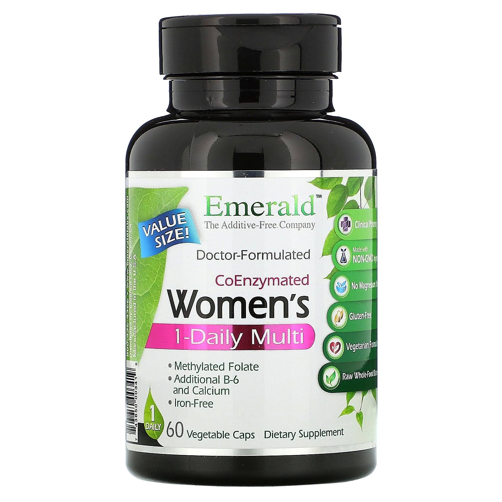 Emerald - Women's 1-Daily Multi - 60 Vegetable Capsules