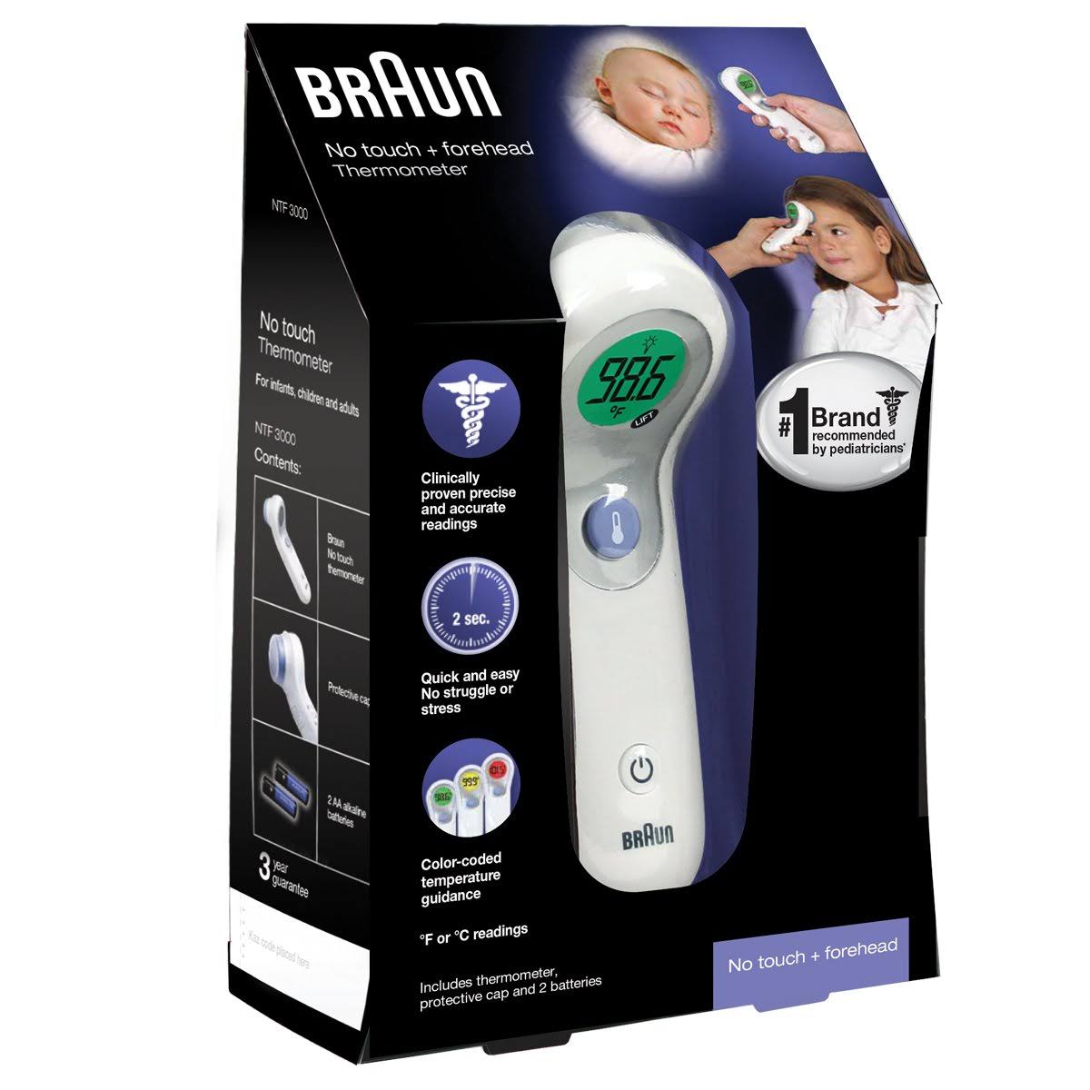 Braun NTF3000US No Touch Plus Forehead Thermometer