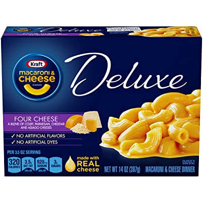 Kraft Deluxe Four Cheese Macaroni and Cheese Dinner - 14oz