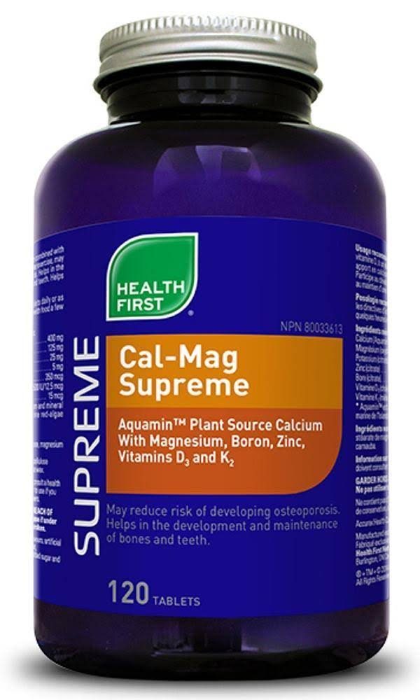 Health First Cal Mag Supreme, 120 tablets
