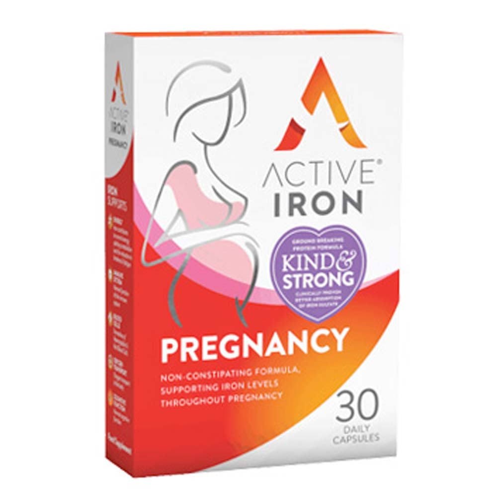 Active Iron Pregnancy 30 Daily Iron Capsules