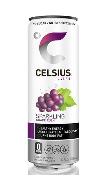 Celsius - Sparkling Healthy Energy Drink Grape Rush - 12 fl. oz.