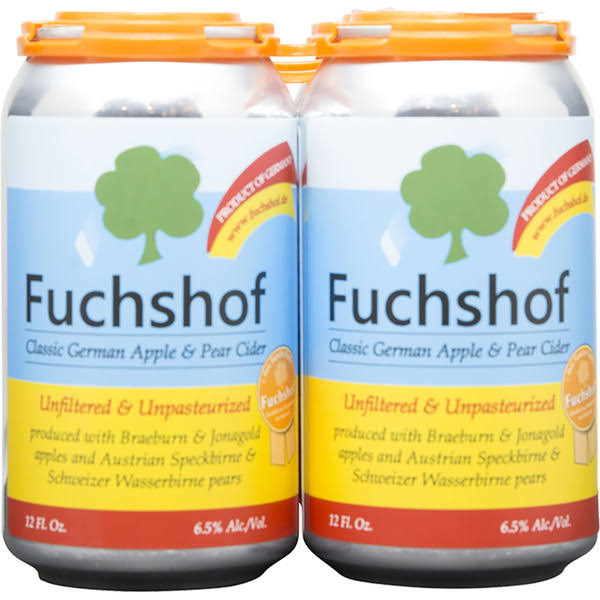 Fuchshof Classic German Apple & Pear Cider - 12 fl oz