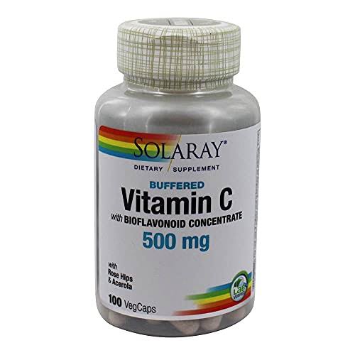 Solaray Bio-Plex Buffered Vitamin C - 500mg, 100 Capsules