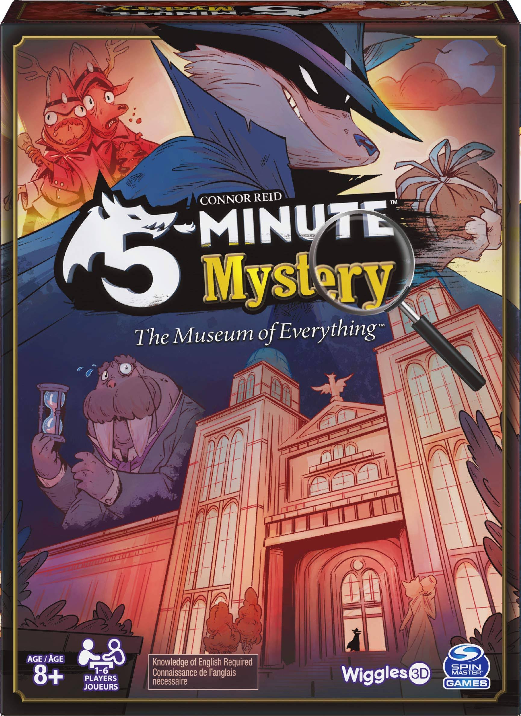 5-Minute Mystery The Museum of Everything Game, for Adults and Kids Ages 8 and Up, by Spinmaster