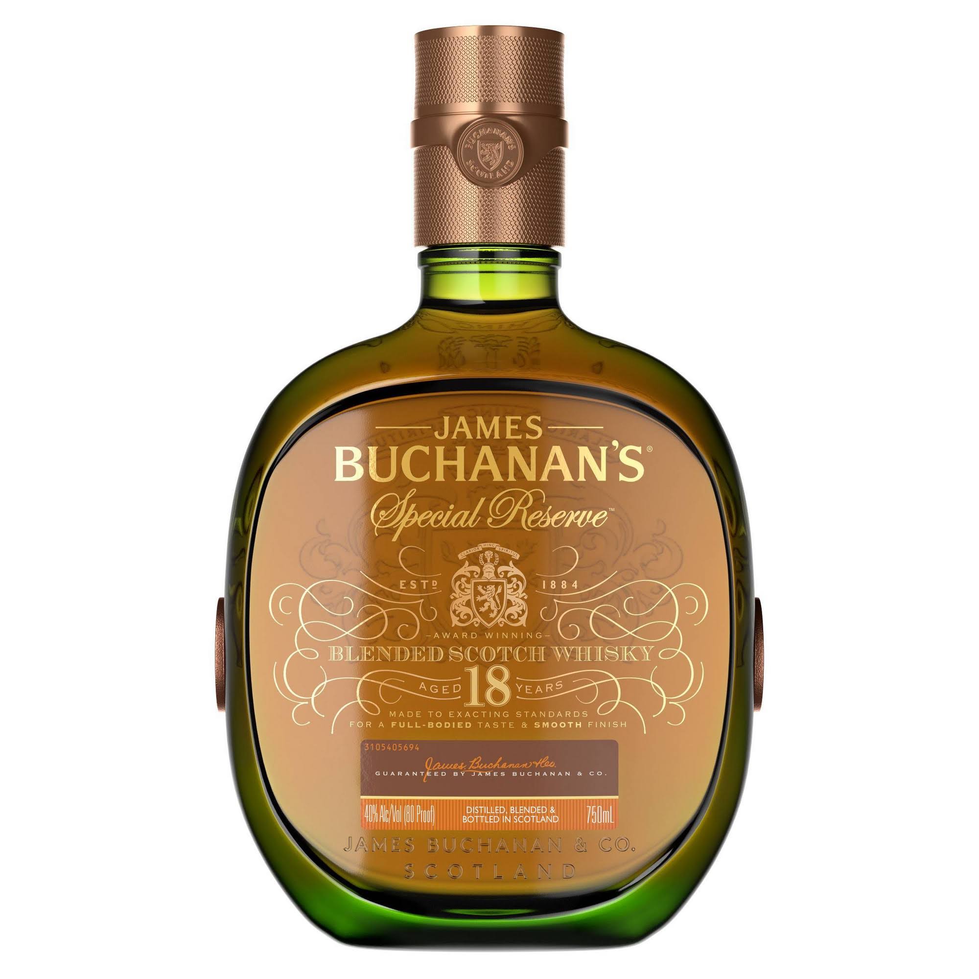 Buchanan's Blended Scotch Whisky - 18 Years Old, 750ml