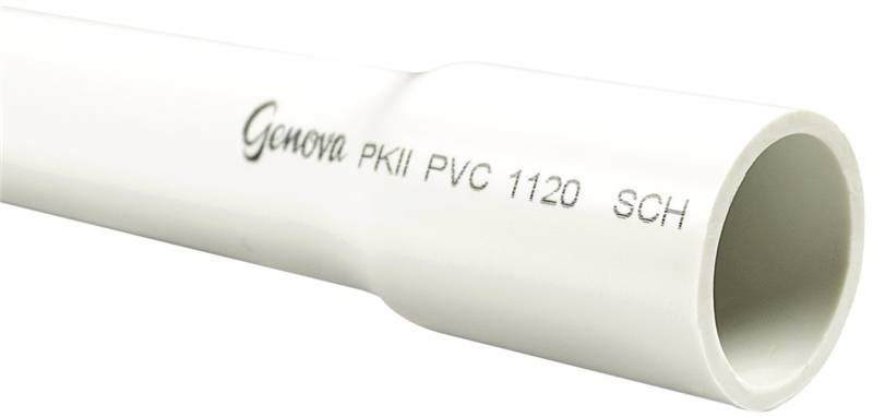 Genova PVC Schedule 40 Pressure Pipe - 1-1/2in x 20in