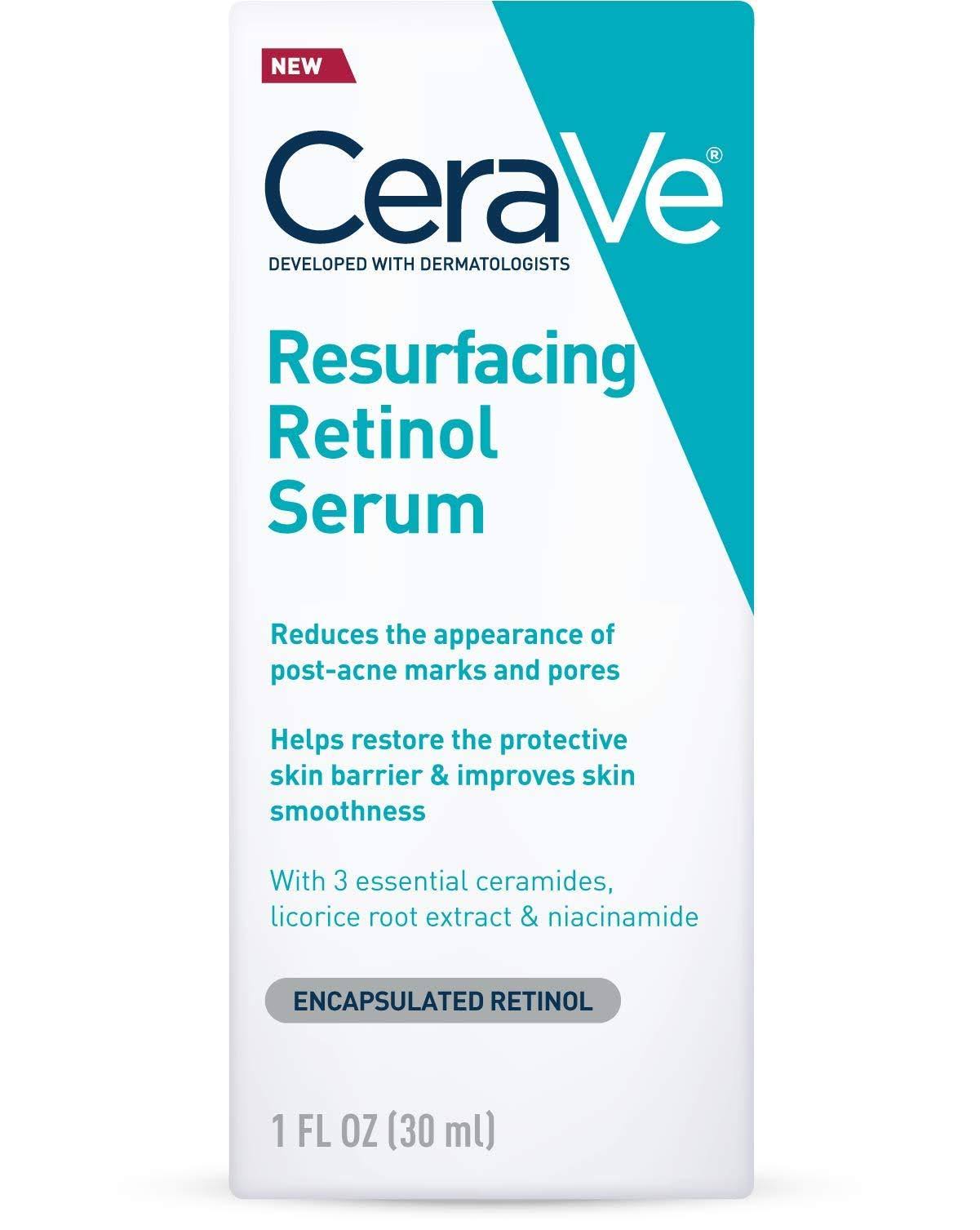CeraVe Retinol Serum for Post-Acne Marks and Skin Texture | Pore