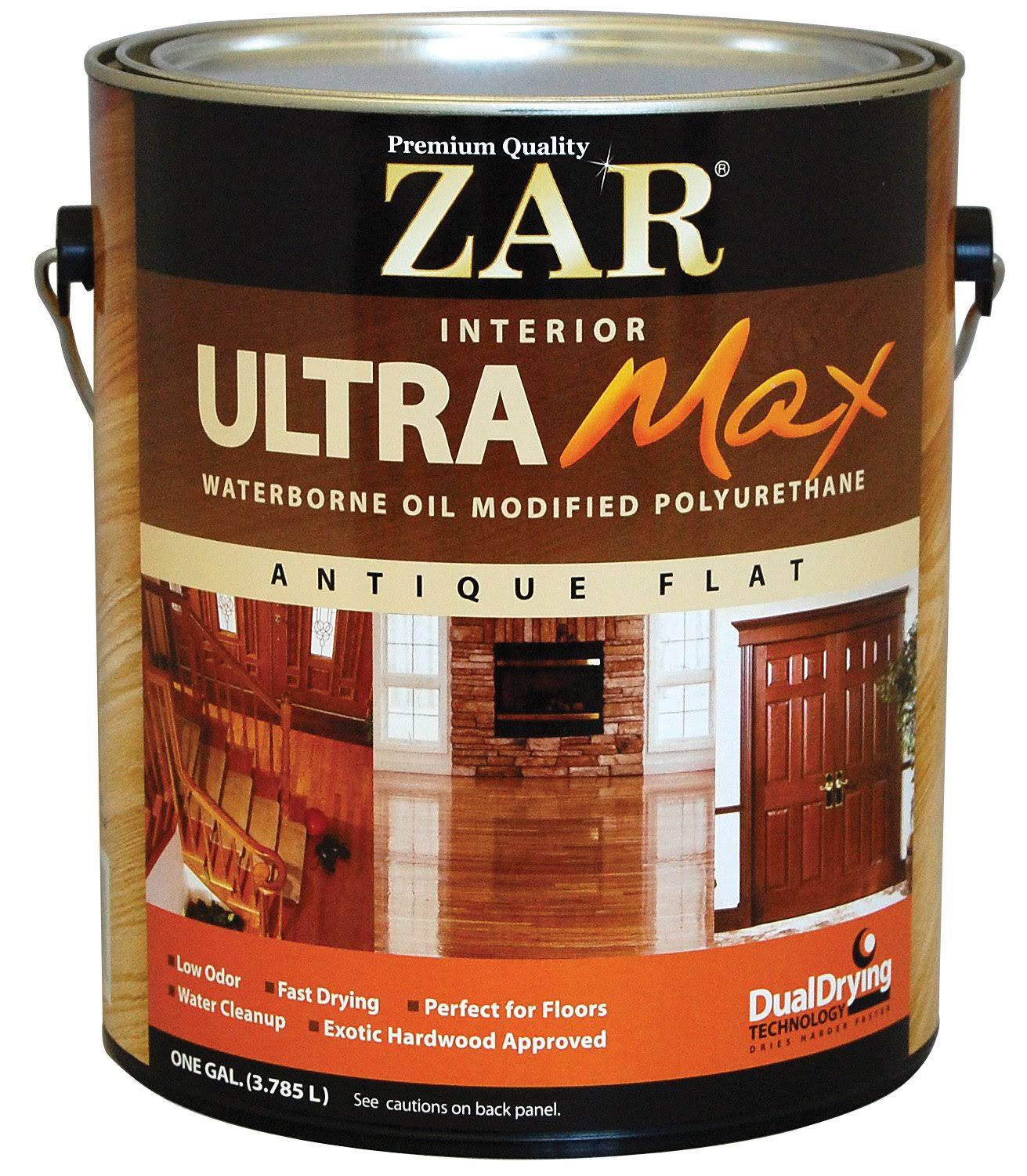 Zar Interior Ultra Max Water Oil Modified Polyurethane - Antique Flat