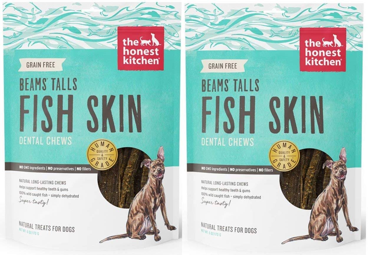 The Honest Kitchen Beams Fish Skin Treat - Dehydrated Grain Free Fish