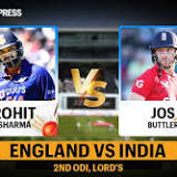 England v India: second one-day cricket international