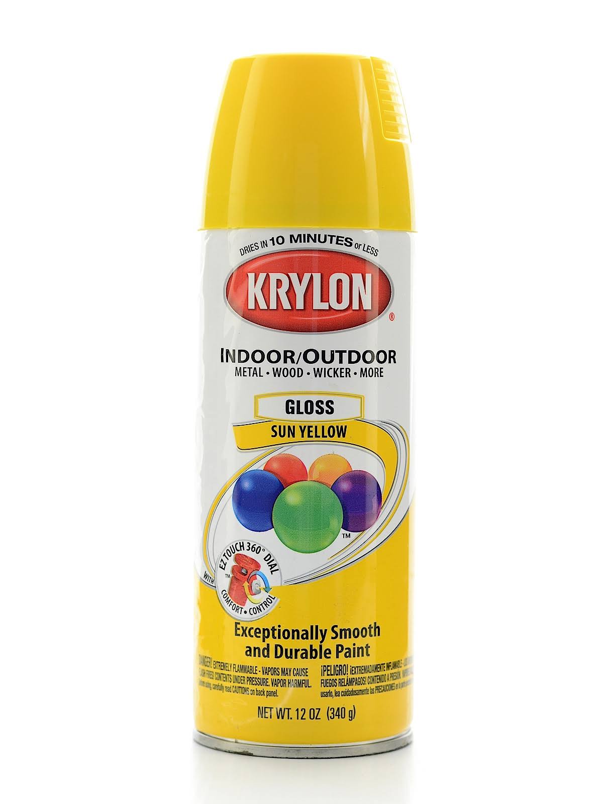 Krylon Color Master Spray Paint - Sun Yellow, 340g