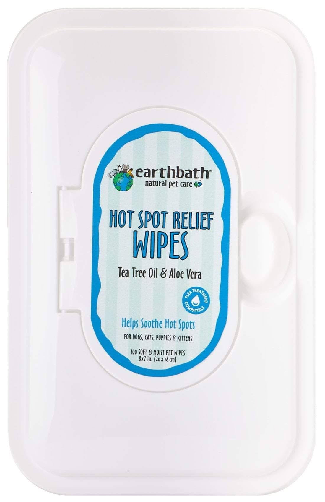 Earthbath Hot Spot Wipes - 100 pack
