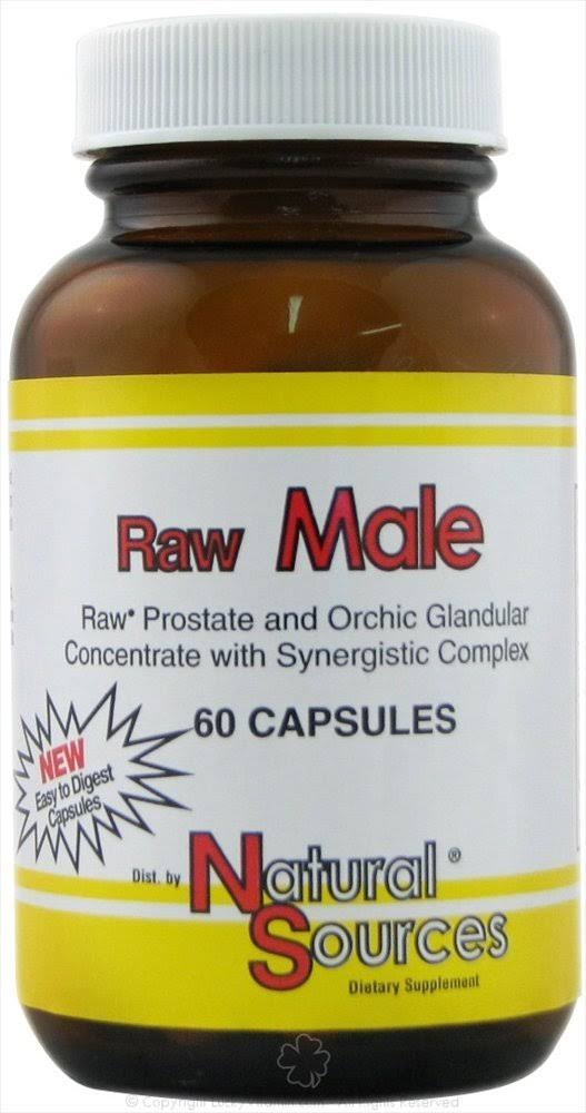 Natural Sources Raw Male Capsules - 60ct