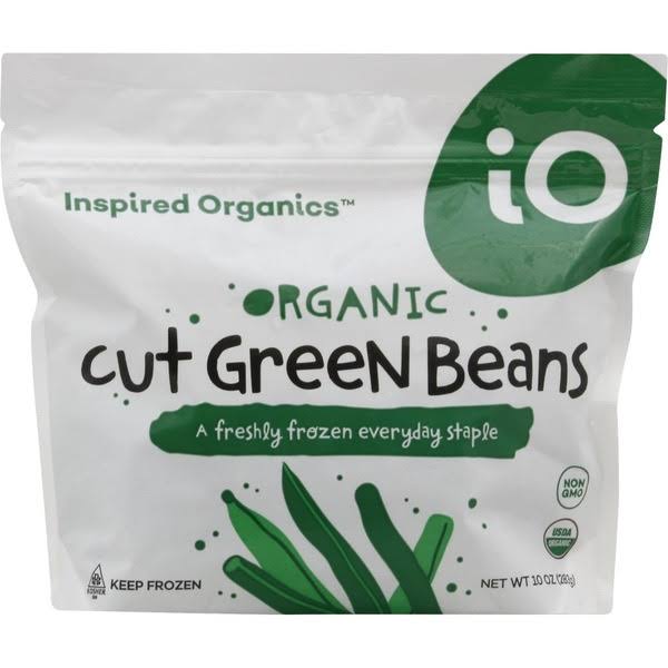 Inspired Organics Green Beans, Organic, Cut - 10 oz
