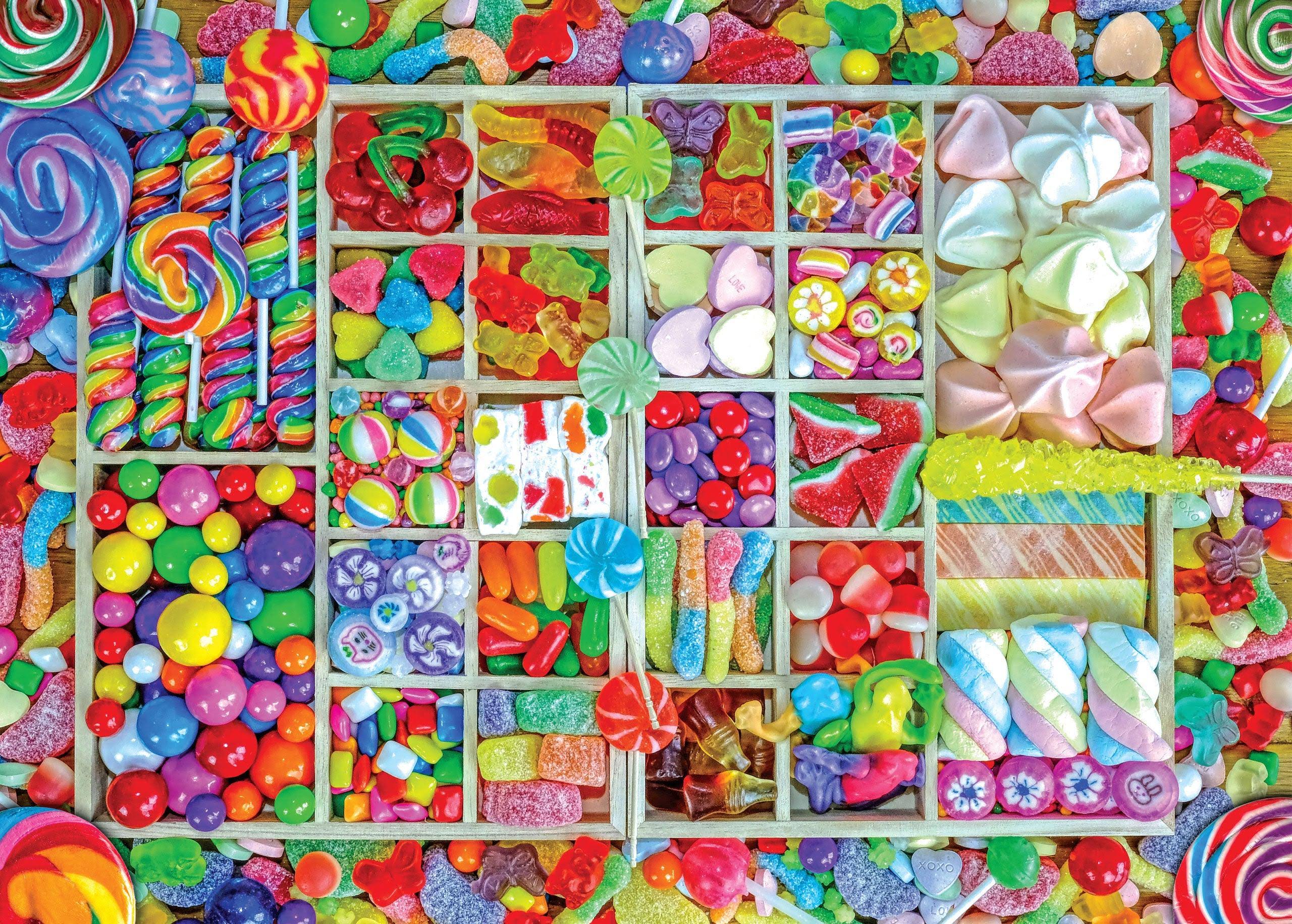 New! Peter Pauper Press Candy Party 1000 Piece Jigsaw Puzzle
