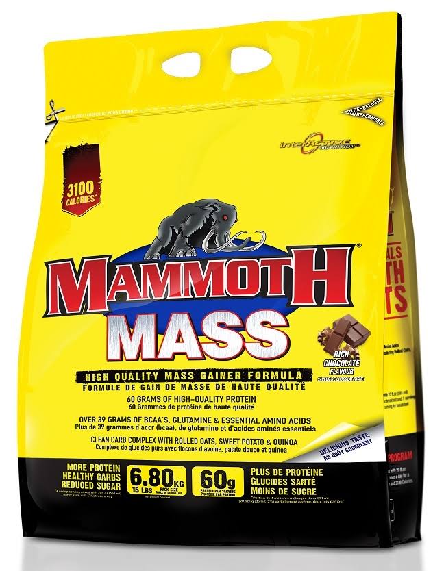 Mammoth Mass Gainer Formula - Chocolate, 15lb