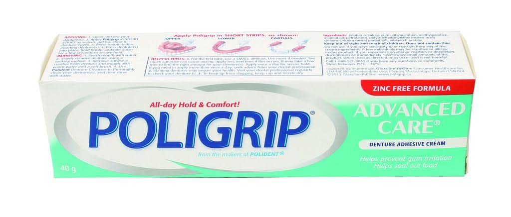 Poligrip Gum Protection Denture Adhesive Cream
