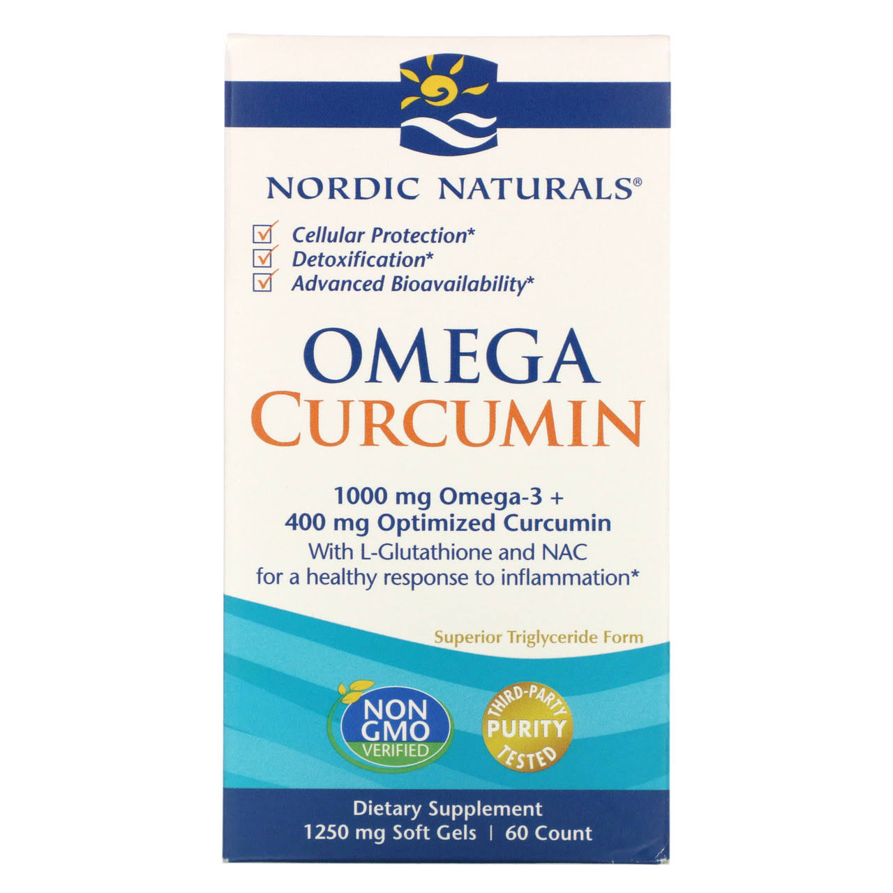 Nordic Naturals Omega Curcumin Dietary Supplement - 1250mg, 60ct
