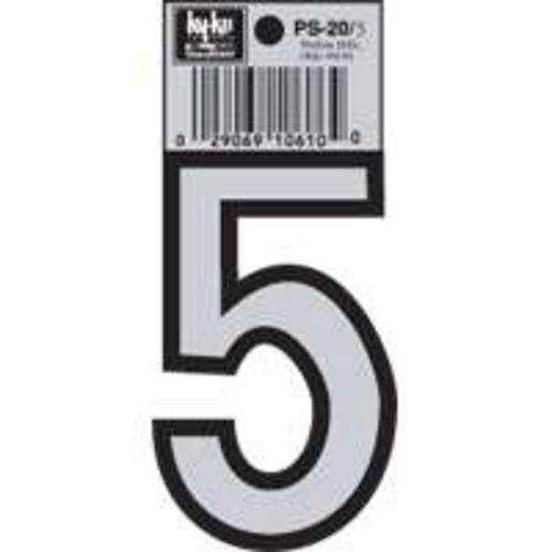 Hy-ko Products Reflective House Number 5