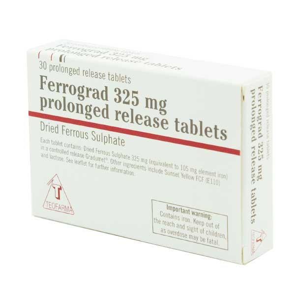 Ferrograd 325Mg Tablets 30Tabs