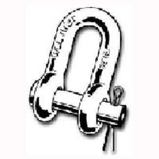 SpeeCo Utility Clevis - 1500lb Working Load Limit, Carbon Steel, Powder Coated