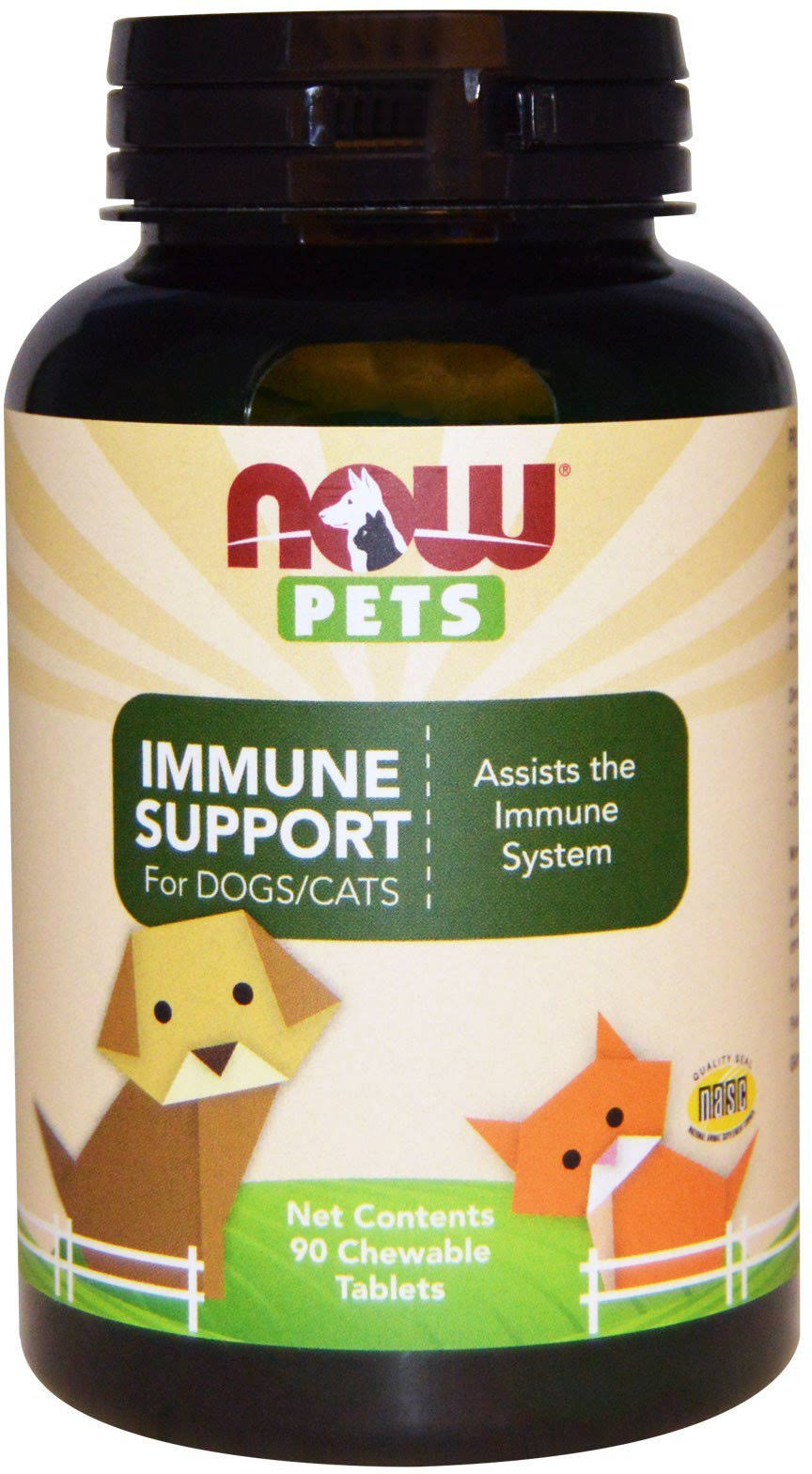 NOW Foods Pets Immune Support - 90 Chewable Tablets