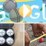 With Google's newest pétanque Doodle, you may play a game with your buddies