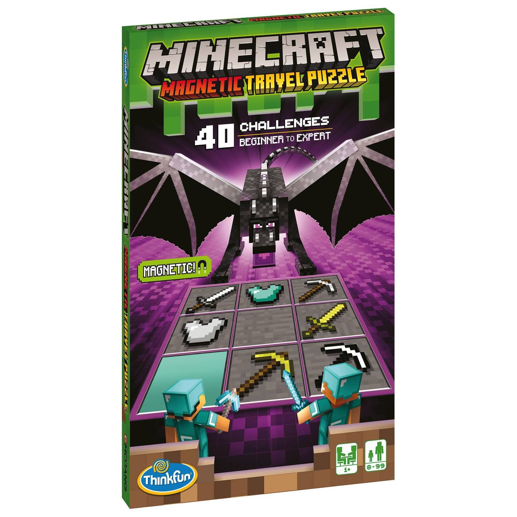 Minecraft Magnetic Travel Puzzle Game (ThinkFun)