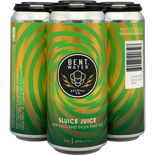 Beer Bent Water 4pk Sluice Juice