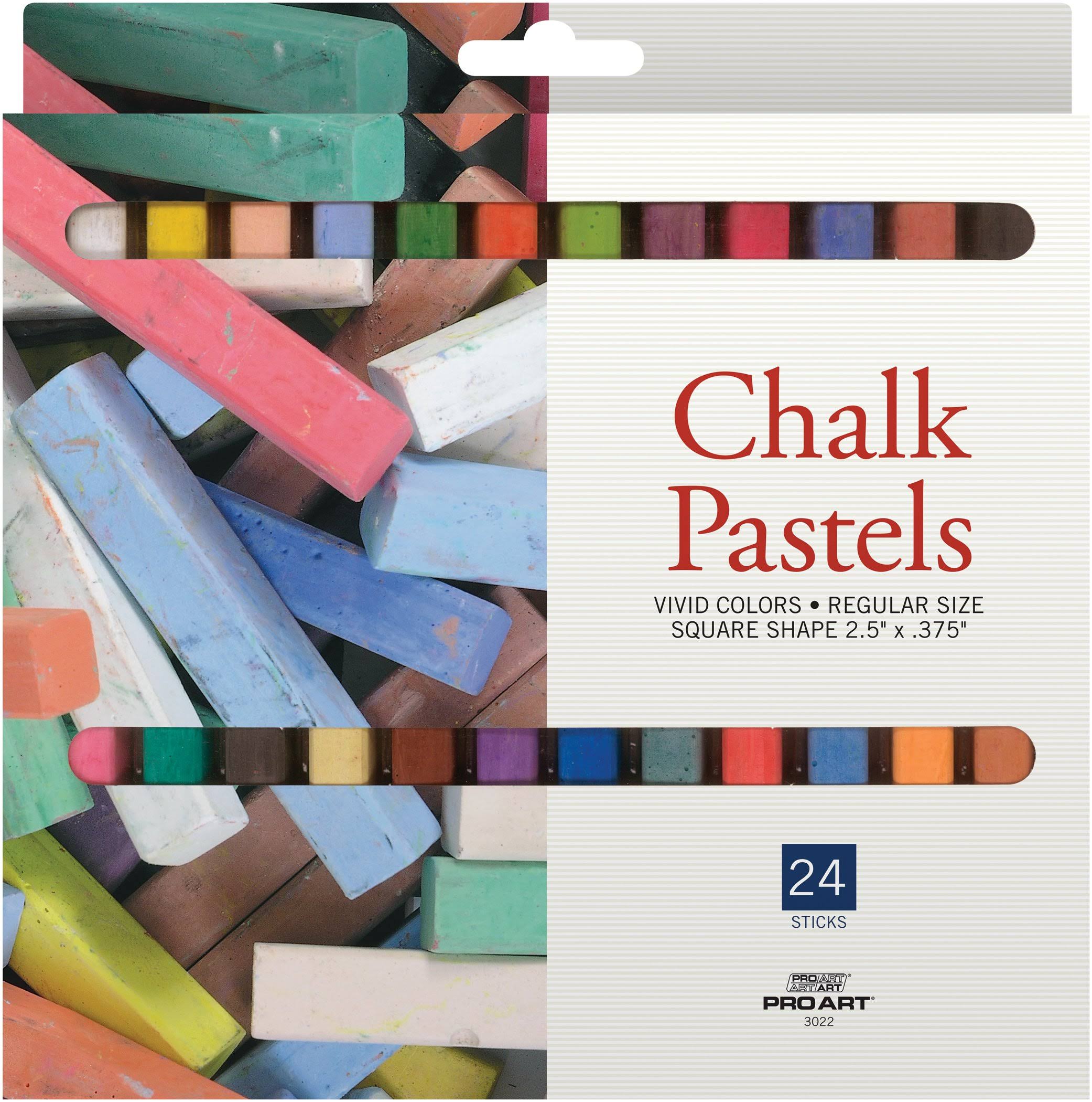 Pro Art Chalk Pastel Color Set - 24ct