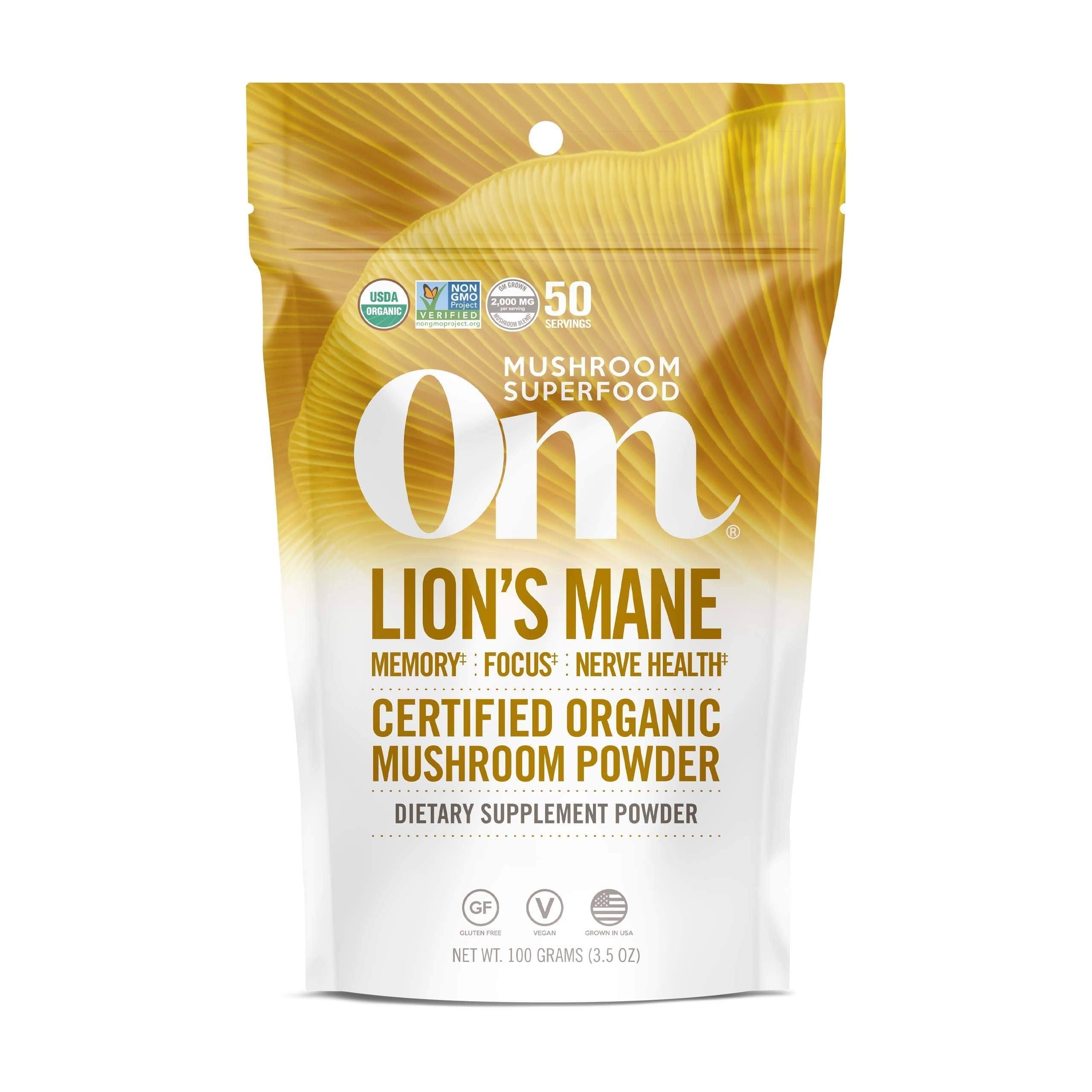 Mushroom Matrix Lions Mane Organic Powder - 3.57oz