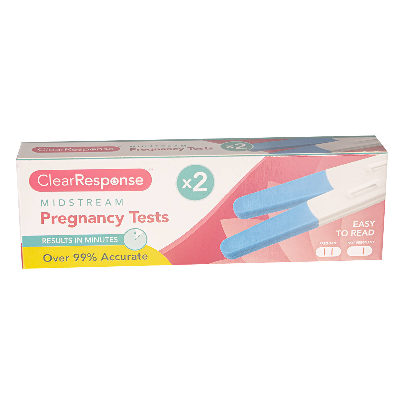 Clear Response 6 Days Early Ultra Sensitive Pregnancy Test Kits - 2pk